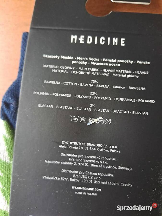 Medicine Skarpety świąteczne męskie mikołaj mazowieckie Warszawa