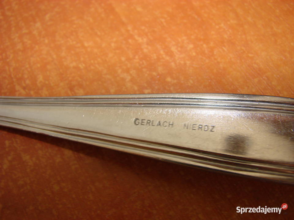 Gerlach Nierdzewne sztućce stołowe PRL pomorskie Pruszcz Gdański