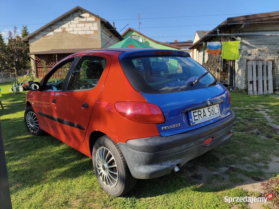 Peugeot 206 11 2000r 60KM łódzkie Radomsko
