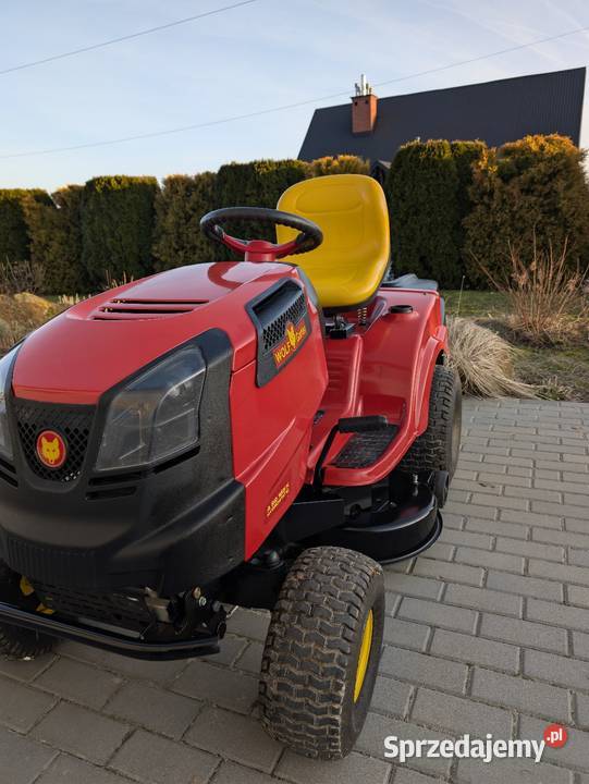 Kosiarka traktorek WOLF Garten 165 podnośnik