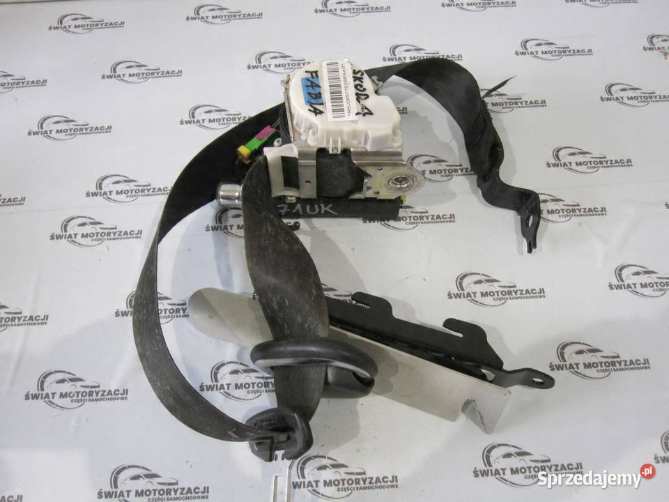 SKODA FABIA II LIFT 11r pas bezpieczeństwa prawy świętokrzyskie