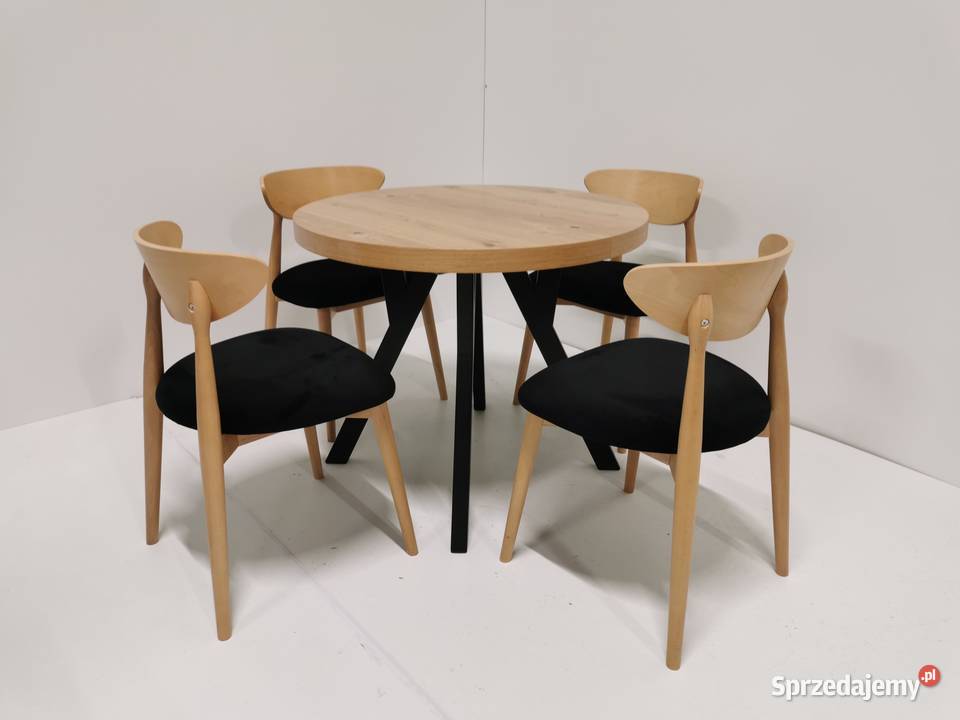 Eleganckie krzesło drewniane LARS - bukowe NOWE