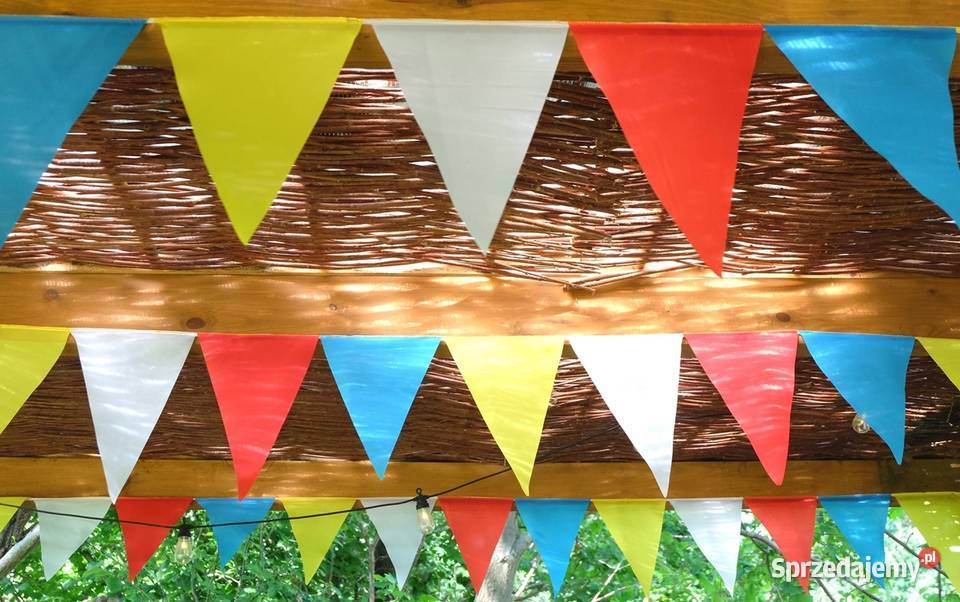 Proporczyki materiałowe flagi chorągiewki banery Piaseczno sprzedam