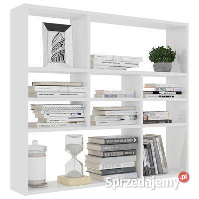 vidaXL Półka ścienna biała 90x16x78 materiał Półki Warszawa