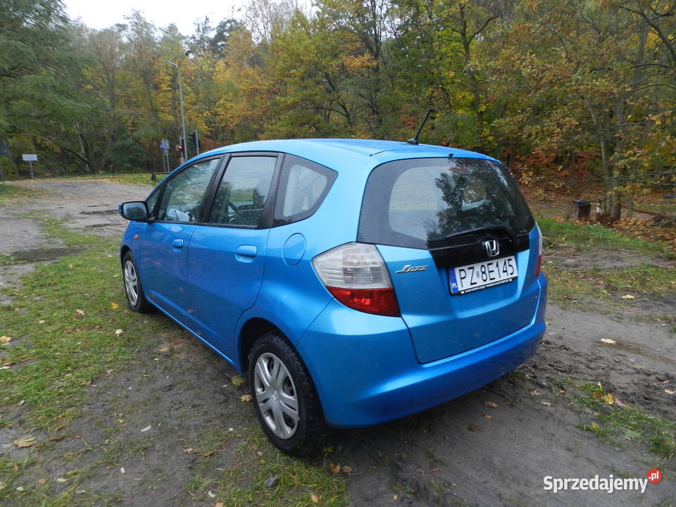 Honda Jazz III śliczna ekonomiczna niezawodna poduszka powietrzna Puszczykowo