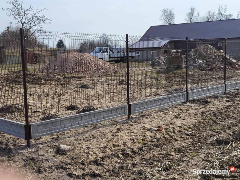 montaż ogrodzeń z panelu 3d Drobin sprzedam