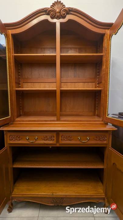 Piękny kredens ludwikowski czereśniasklep śląskie Dąbrowa Górnicza