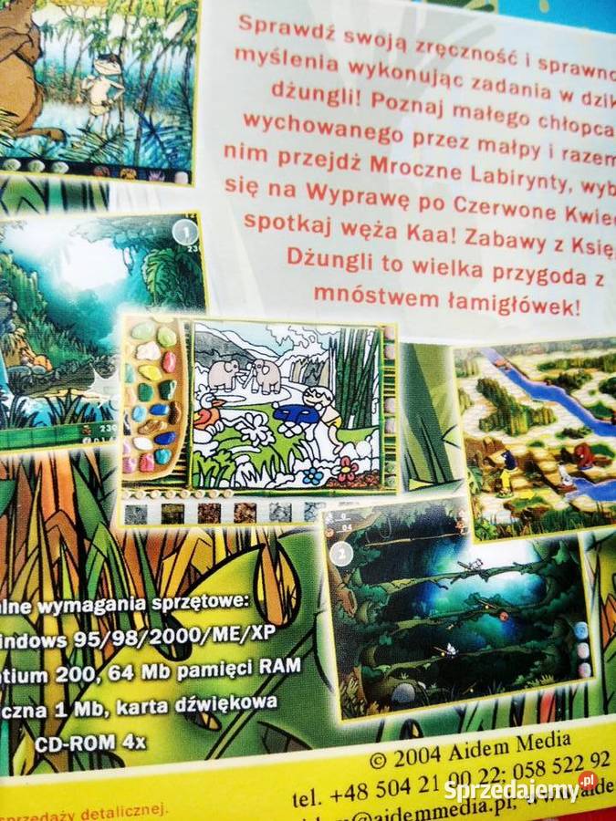 Bajki dzieci Księga dżungli gra edukacja Warszawa