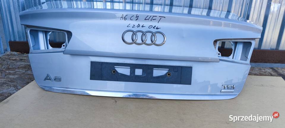 KLAPA TYLNA TYŁ AUDI A6 C7 LIFT SEDAN LZ7G ORG
