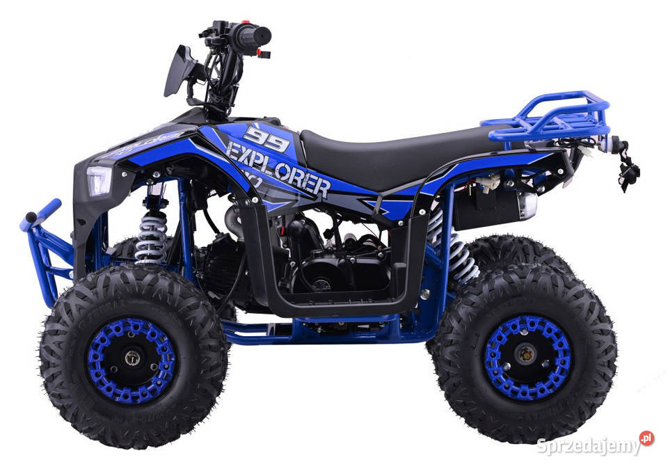 Mini Quad Spalinowy Explorer 110cc niebieski Marki sprzedam