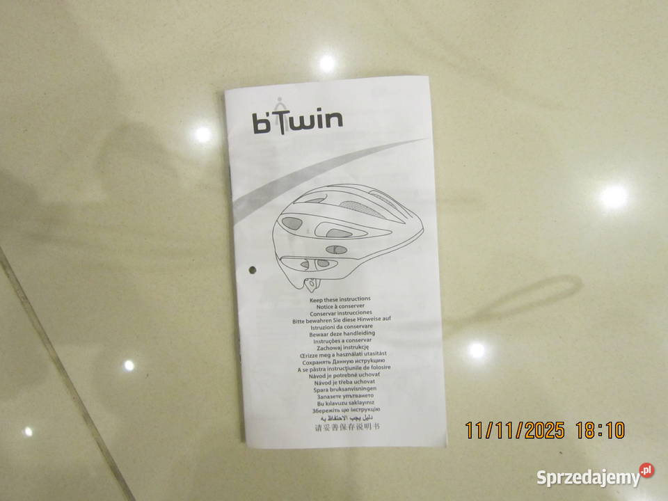 Kask rowerowy dziecięcy btwin xs niebieski Warszawa