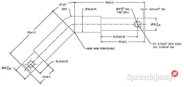 Sworzeń 283628x28 mm Kramp Z436135KR sprzedam