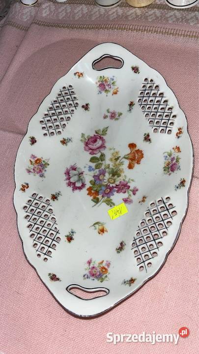 Paterka Victoria Czecho slovacja Biała porcelana Gdańsk