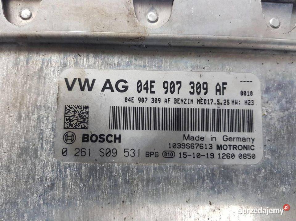 KOMPUTER SKODA FABIA III 04E907309AF kujawsko-pomorskie Lipno