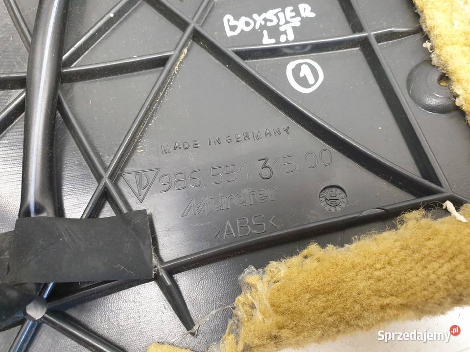 Porsche Boxster 986 OSŁONA TYLNEGO SŁUPKA lewa Chełm