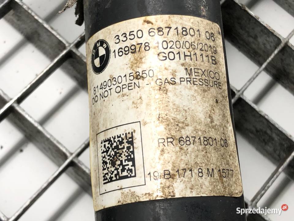 AMORTYZATOR PRAWY TYŁ SPRĘŻYNA BMW G01 SUV sprzedam