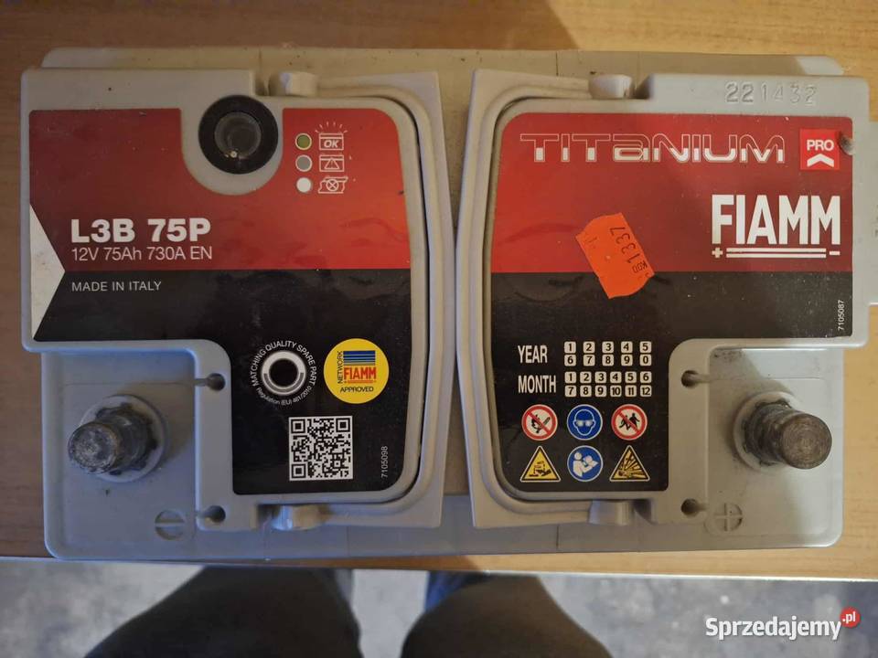 Akumulator FIAMM Titanium Pro L3B 75P 75 Ah 730 Łukowa