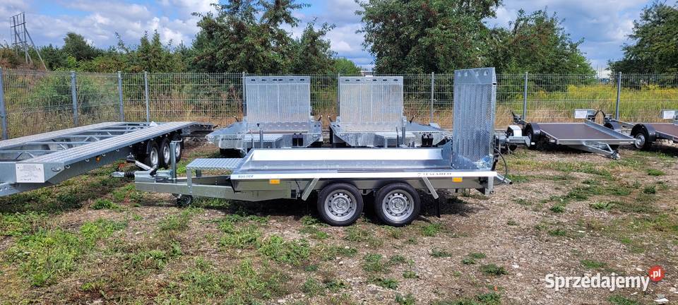 Przyczepa pod minikoparkę Laweta Temared 2700DMC Motoryzacja Piła sprzedam