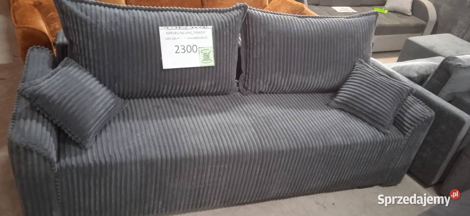 KANAPA NA SPRĘŻYNACH Z FUNKCJĄ SPANIA Chełmża