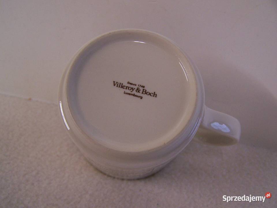 Kubek VilleroyBoch scenka vintage kawie Białogórzyno
