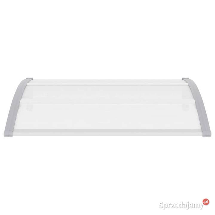 vidaXL Daszek drzwi szaroprzezroczysty 120 x 75 sprzedam