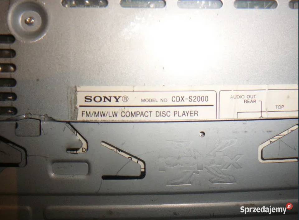 Radio CD Sony CDXS2000 Ostrzeszów sprzedam