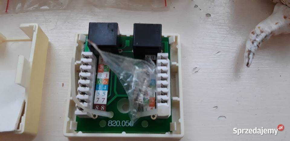 Gniazdo komputerowe LAN 2xRJ45 kat5e