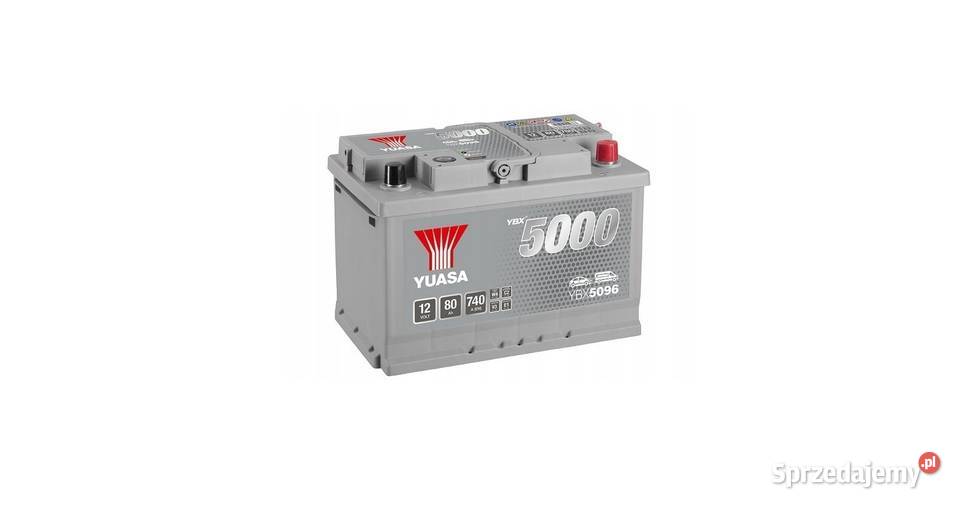 Akumulator Yuasa Silver 12V 80Ah 740A YBX5096 osobowe Olsztyn