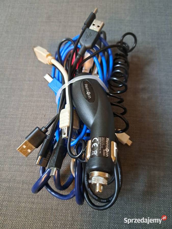 Kabel USB A B Micro B samochodowy itd Bytom