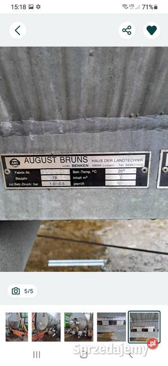 Beczkowóz Benken7000l zamiana Beczkowozy Dębe