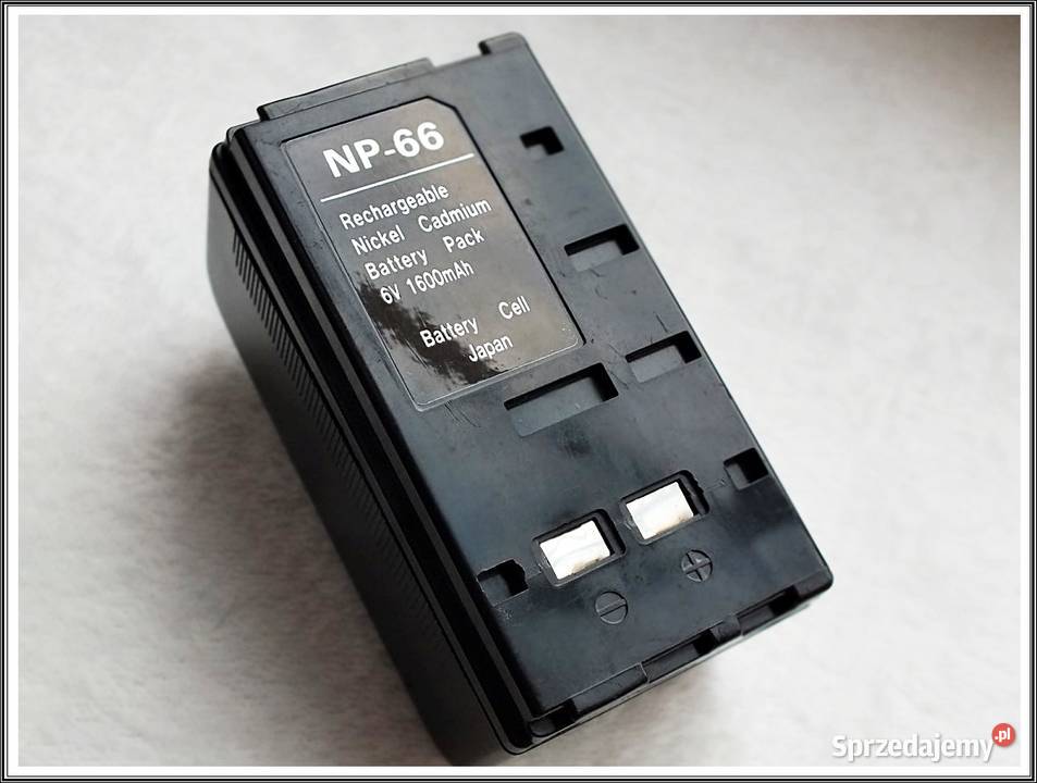 Bateria do kamery VHS NP-66 6V  1600mAh