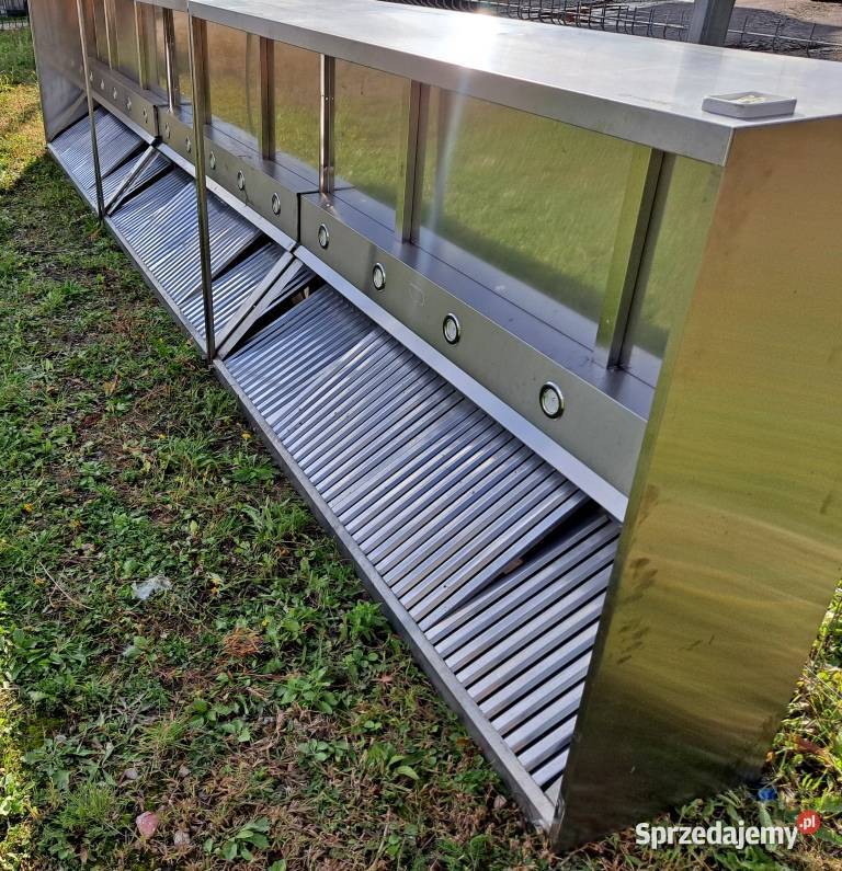 OKAP GASTONOMICZNY Z FILTRAMI 3 CZĘŚCIOWY Nowe Skalmierzyce