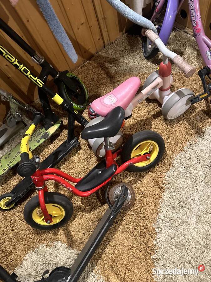 Hulajnogi rowerki dzieci Świdnica sprzedam