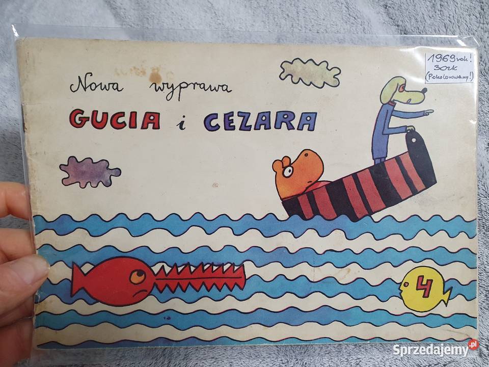 Gucio i Cezar zestaw 3 komiksów Rok wydania 1969 Gdynia