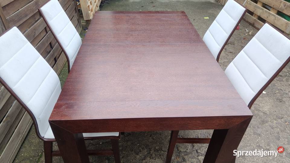 Komplet Paged stół rozkładany Cuba 4 krzesła Warszawa