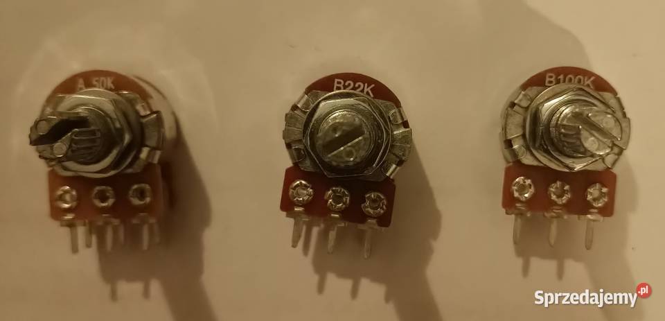 Komplet potencjometrów do RMS 404 zamienniki Szewnica