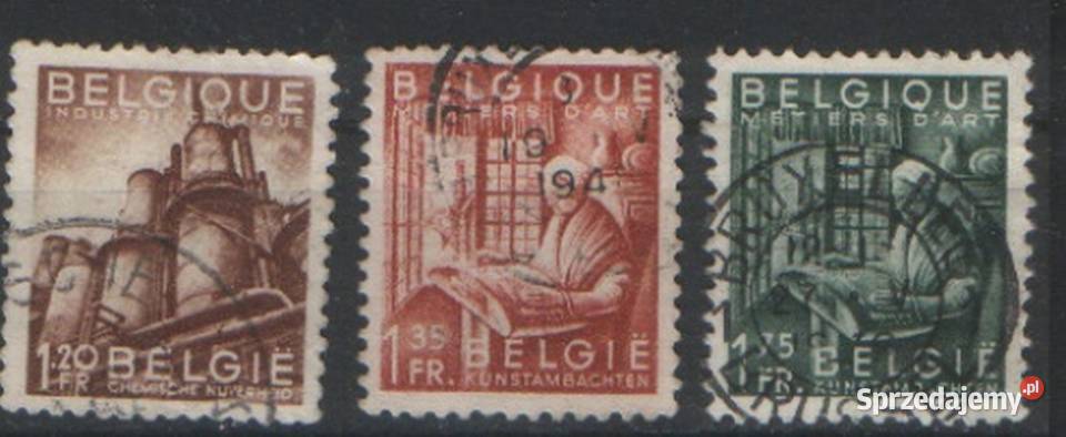 Zn Belgia Mi 805 6 8 kas 1948 Gliwice