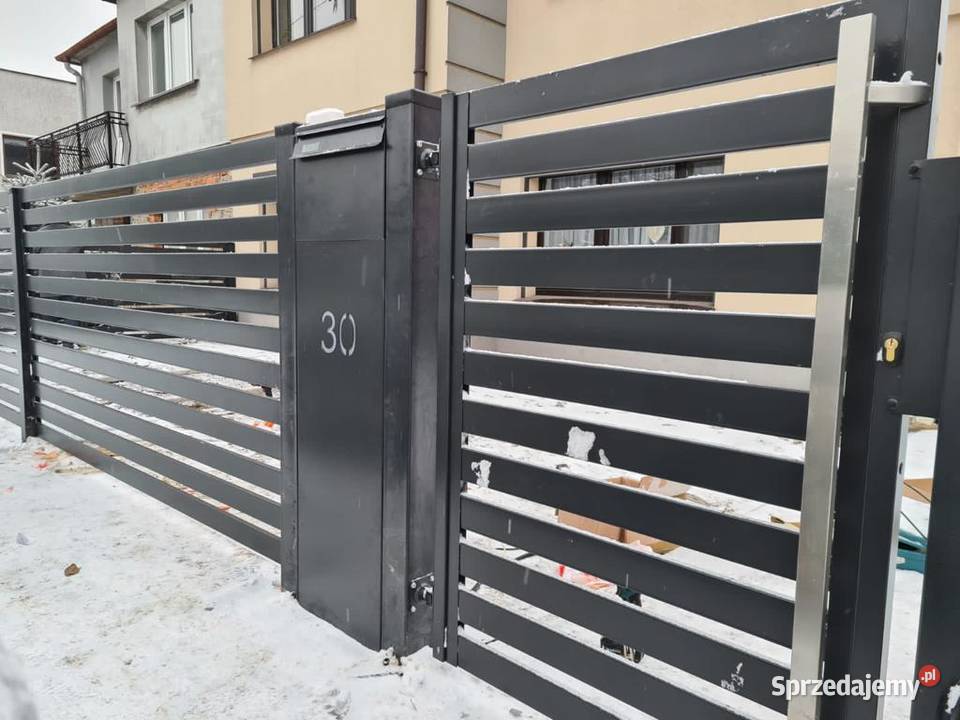 Brama skrzydłowa 500x120 MASTER 83 ogrodzenia Konin