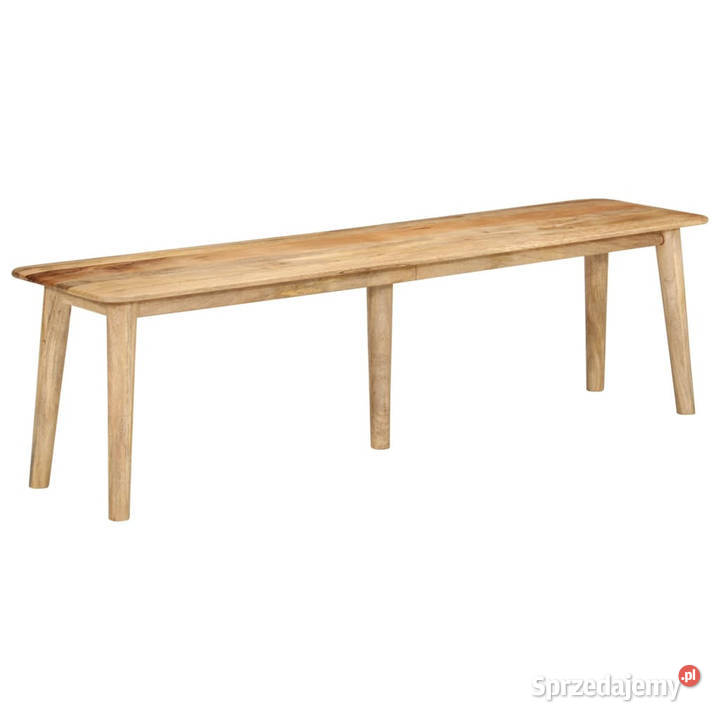 Ławka 160x40x45 lite drewno mango WM354994 Krzesła Warszawa