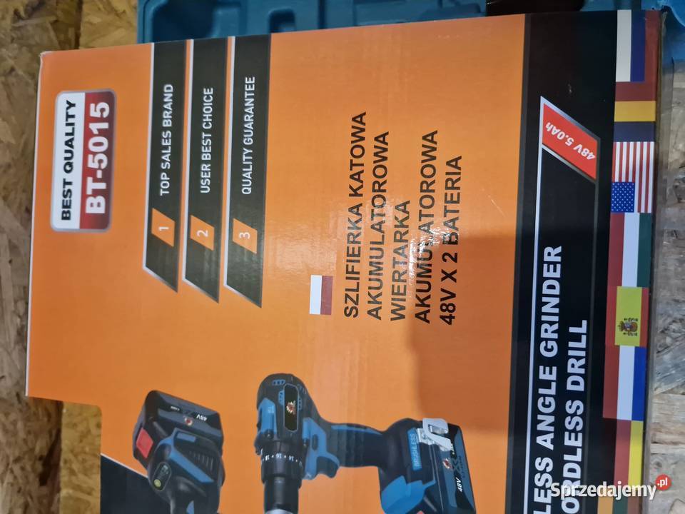 Zestaw narzędzi aku WKRĘTARKA SZLIFIERKA BT5015 Zestawy narzędzi Głogowa