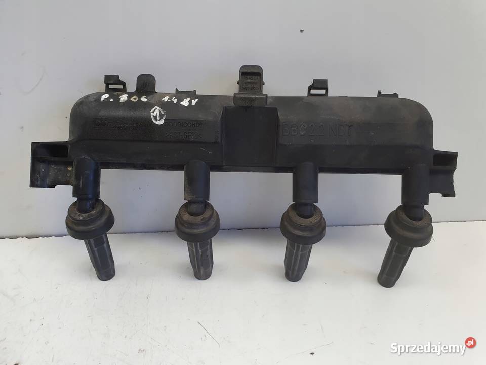 Peugeot 206 14 8V CEWKA ZAPŁONOWA 9628158580 Układ elektryczny, zapłon Janów