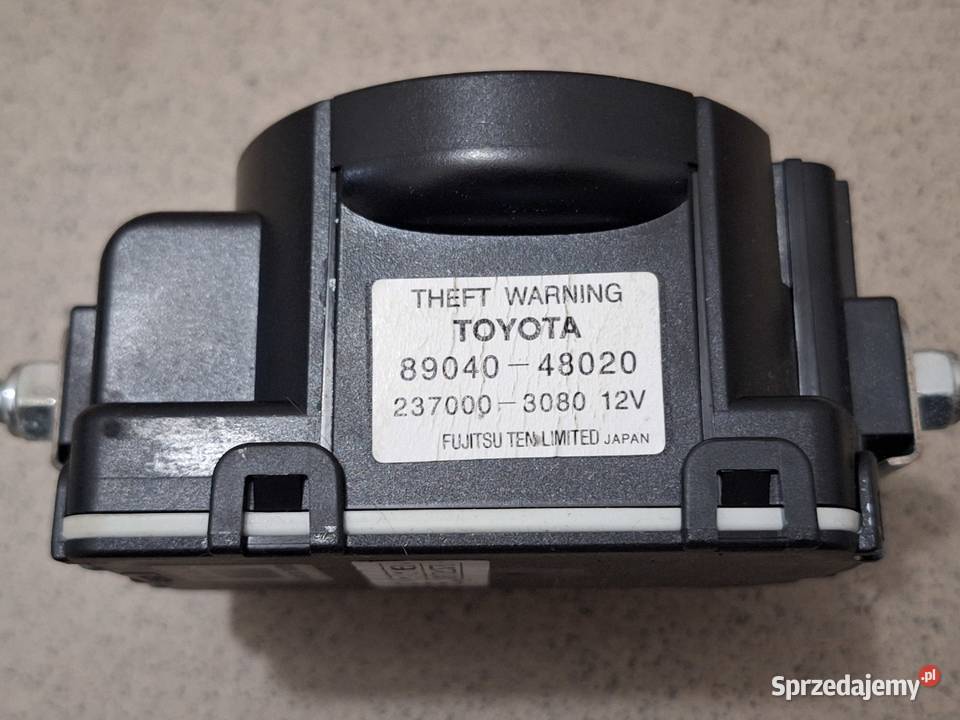 Lexus Toyota syrena alarmu 8904048020 RX 400h Wyposażenie elektryczne kujawsko-pomorskie Toruń sprzedam