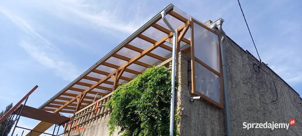 zadaszenie poliwęglan komorowy Błotnica Strzelecka