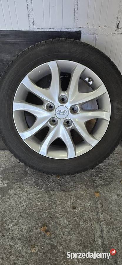 4x Felgi aluminiowe Hyundai 16 czujniki TPMS sprzedam