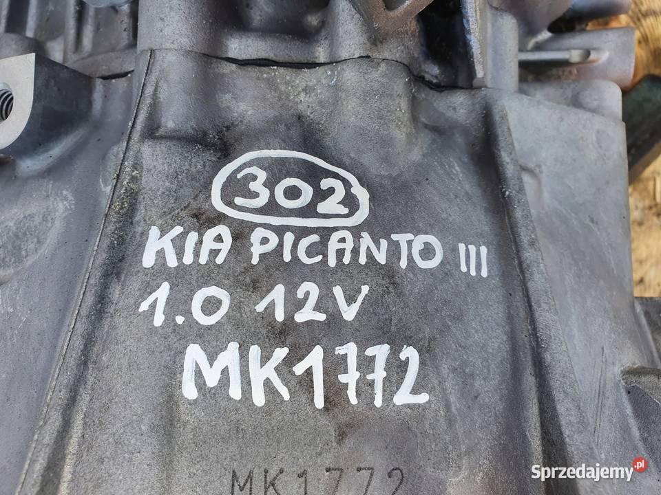 Kia Picanto III 10 SKRZYNIA BIEGÓW manual MK1772 osobowe Rudka