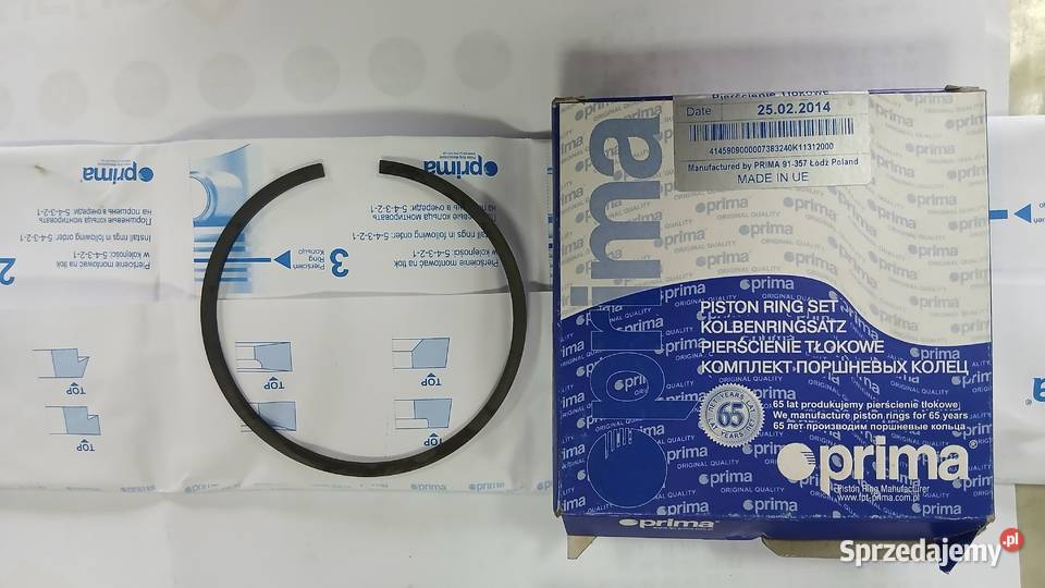 PIERŚCIENIE TŁOKA SILNIKA KPL MF K12036 FI 91478 łódzkie Radomsko