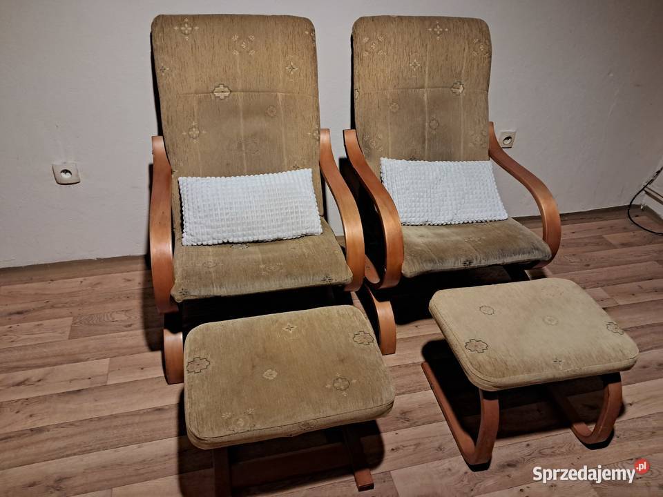 Zestaw foteli z podnóżkami zachodniopomorskie Koszalin