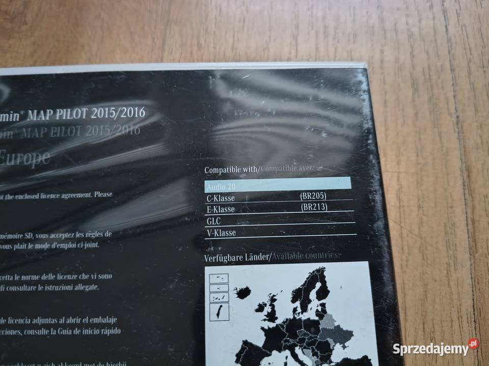 Karta SD nawigacji mapy Mercedes w205 małopolskie Gorlice