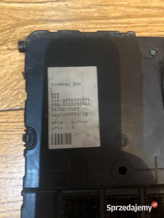 Moduł uch renault 8200305576 Moduły zapłonowe Margonin