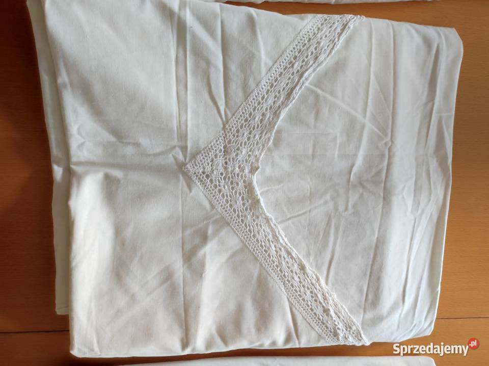 poszwa duża vintage retro antyk pościel biały